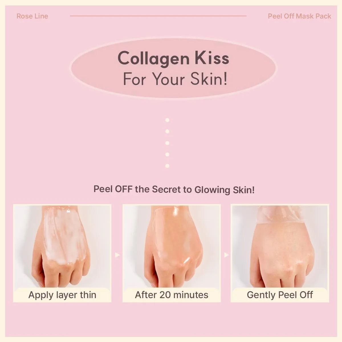 [ MIGUHARA ] Rose Collagen Wrapping Peel-off Mask Pack 60ml / 2.02 fl.oz
