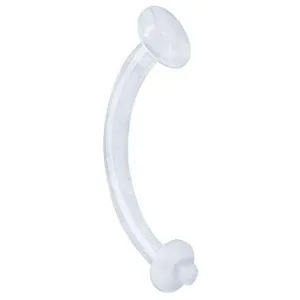 10 x 10mm Belly-Eyebrow Clear Retainer Pack
