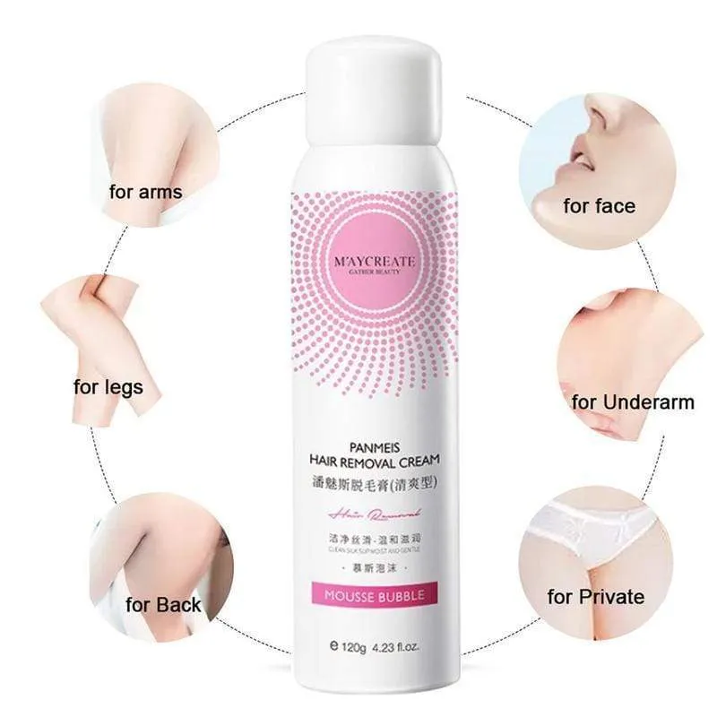 100% Permanent Natural Hair Removal Spray