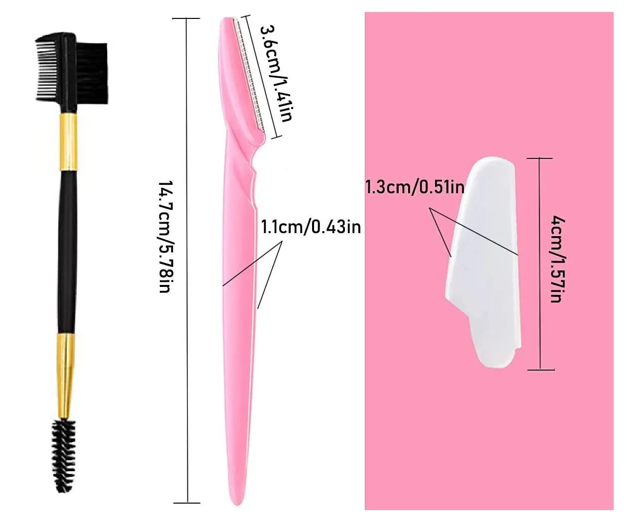 12PCS Face Razor Dermaplaning Blades for Face Eyebrow Razor Facial Hair Remover Face Razors, Exfoliating Dermaplaning Tool Blades Shaver Trimmer Shaper for Women and Men 12