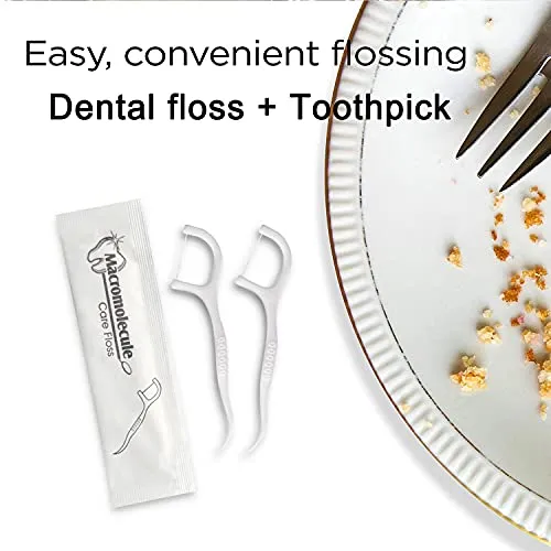 150 Pack Dental Floss Picks Individually Wrapped, Floss Single Bag, Travel Dental Floss, Unflavored Floss Picks, Dental Flossers, Floss Sticks, Tooth Floss, Dental Picks Disposable