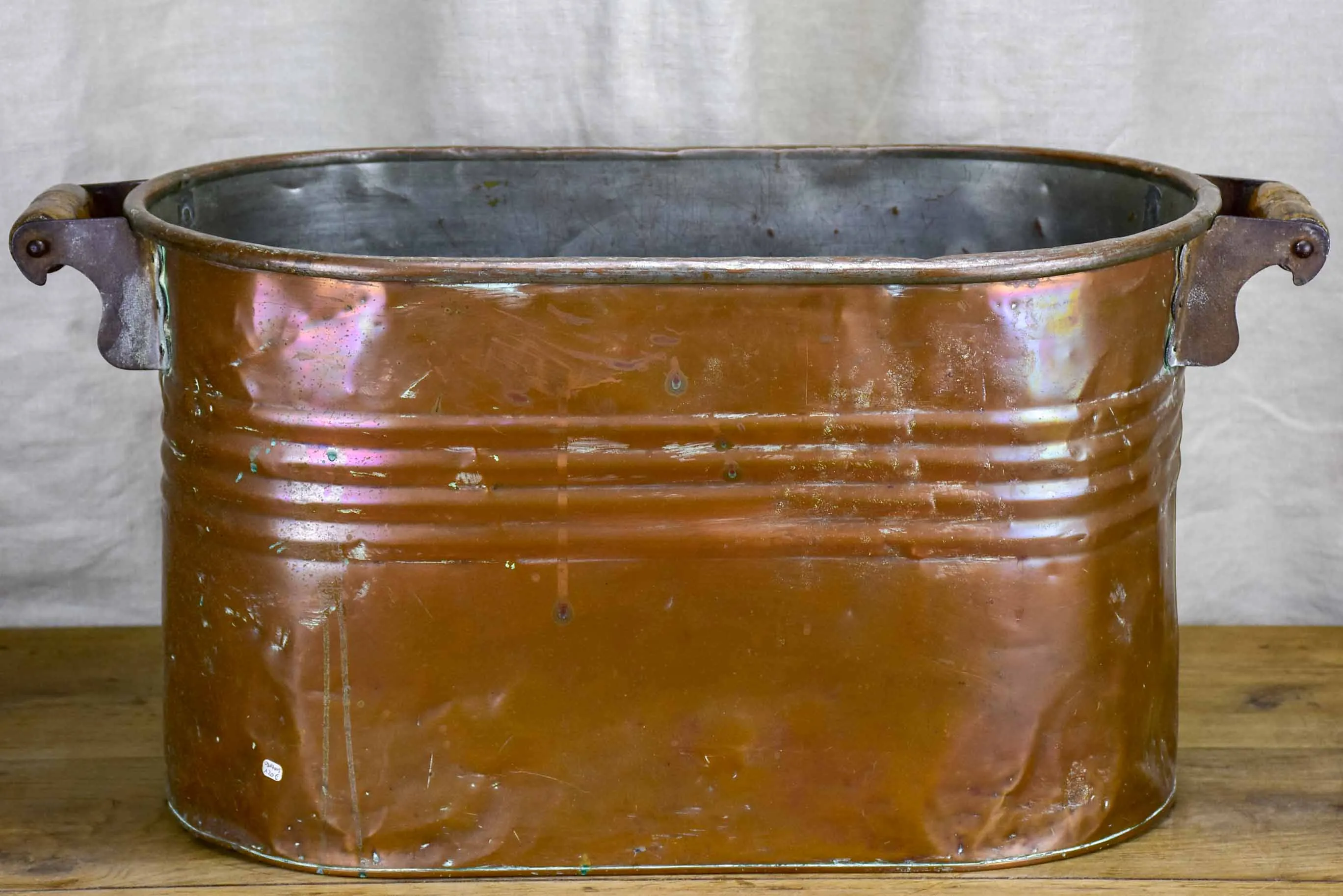 18th Century French copper children's bath