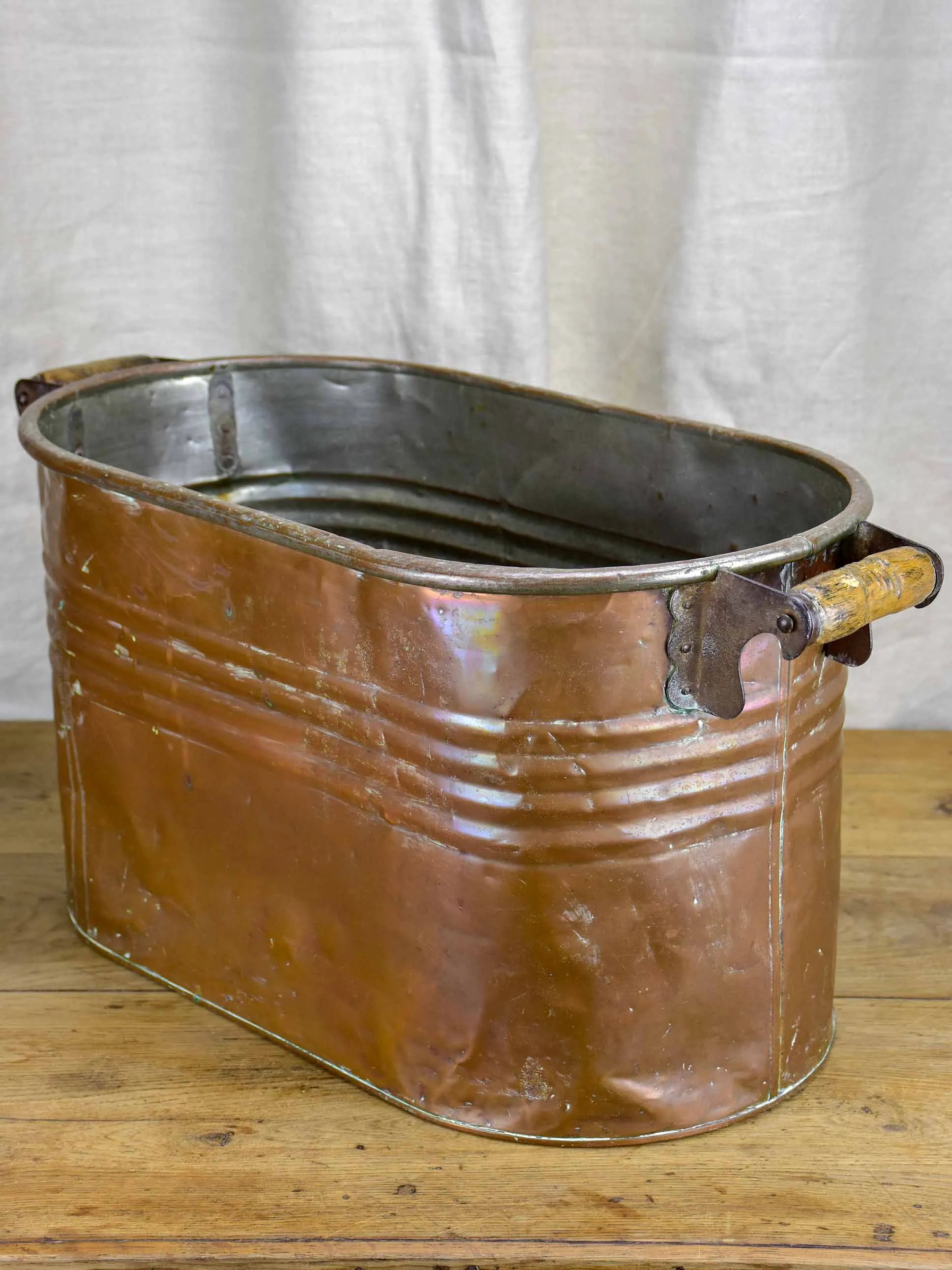 18th Century French copper children's bath