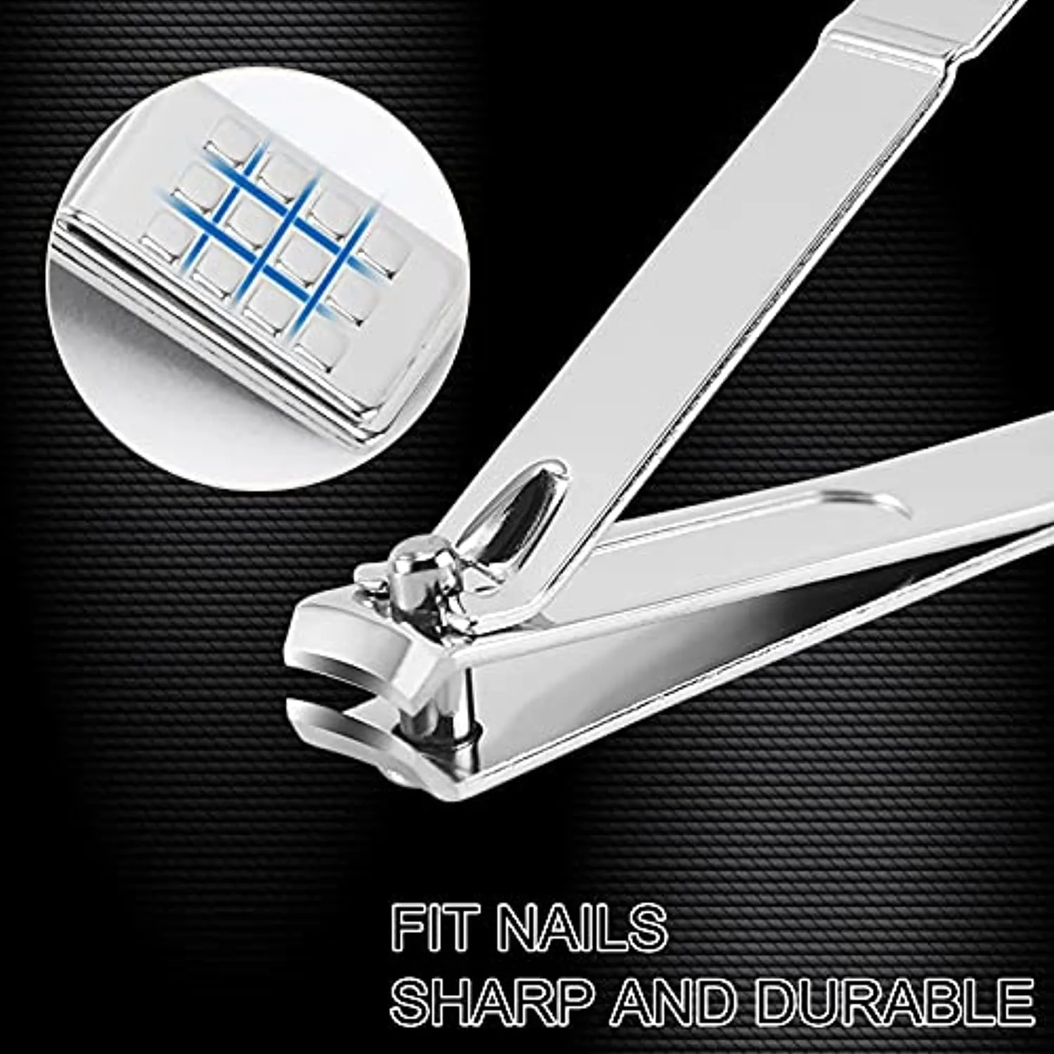 19-Piece Set Nail Clippers Set Manicure Set-Stainless Steel Pedicure Kit, Nail Care Toenail Clippers Fingernail Clippers, Personal Care for Women Men