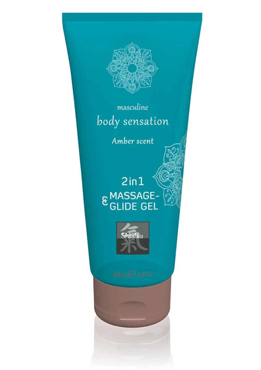  2-in-1 Massage & Glide Gel - Amber 200ml
