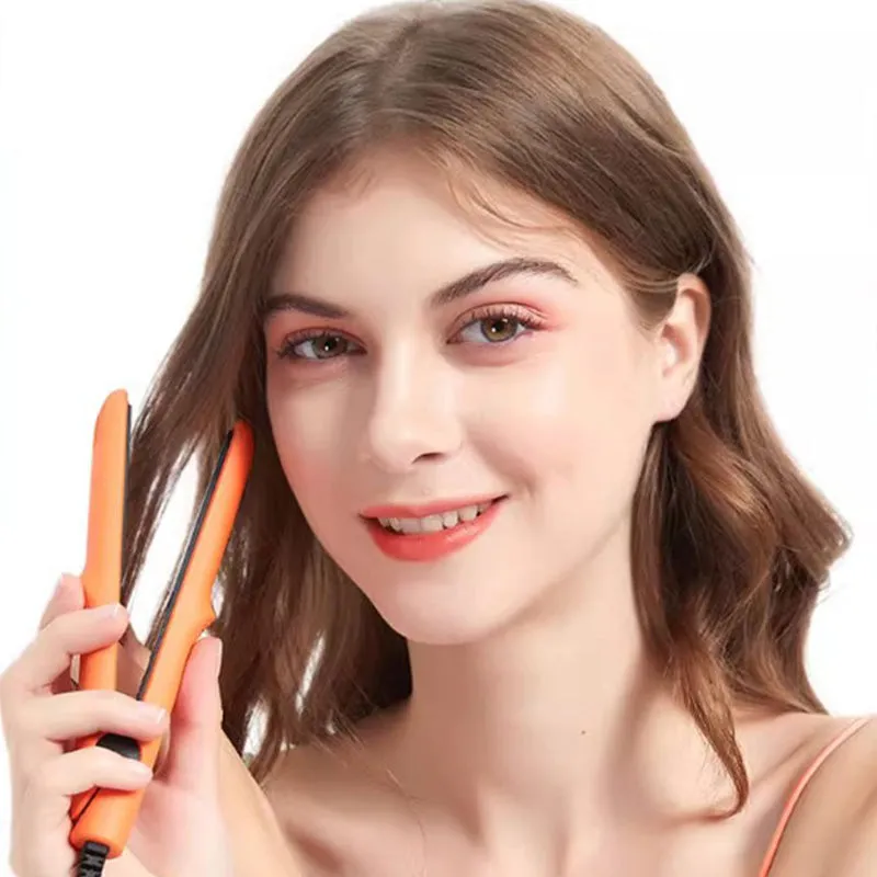 ⏳2-in-1 Mini Curling Wand & Flat Iron Hair Straightener