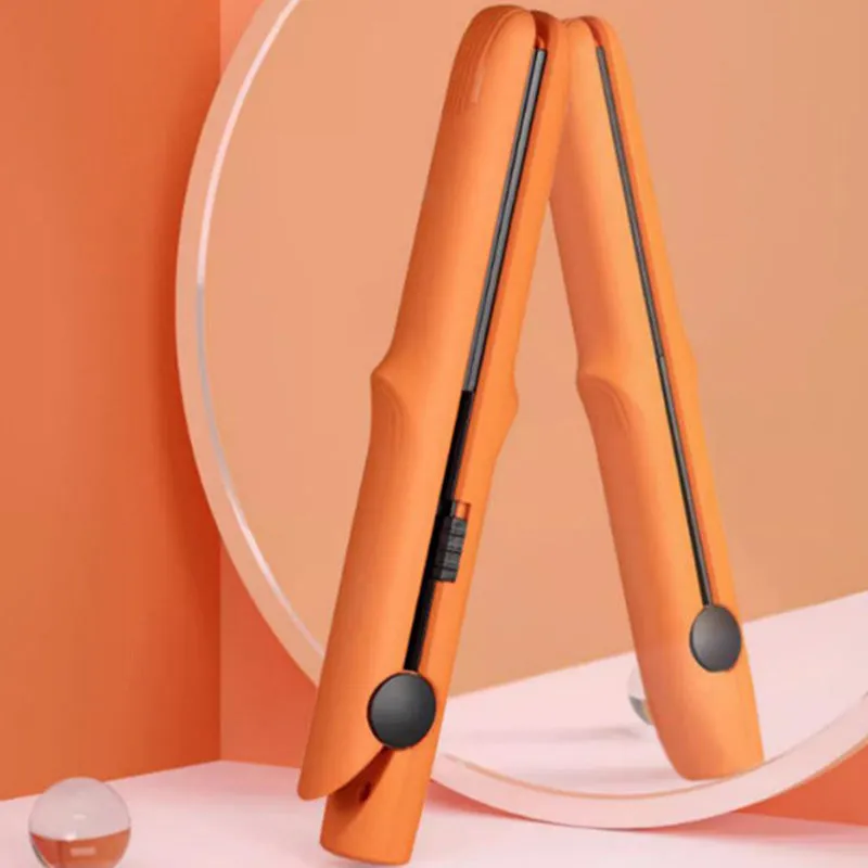 ⏳2-in-1 Mini Curling Wand & Flat Iron Hair Straightener
