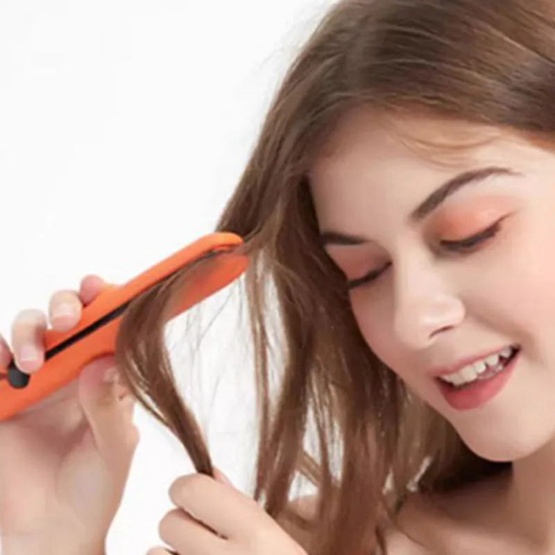 ⏳2-in-1 Mini Curling Wand & Flat Iron Hair Straightener