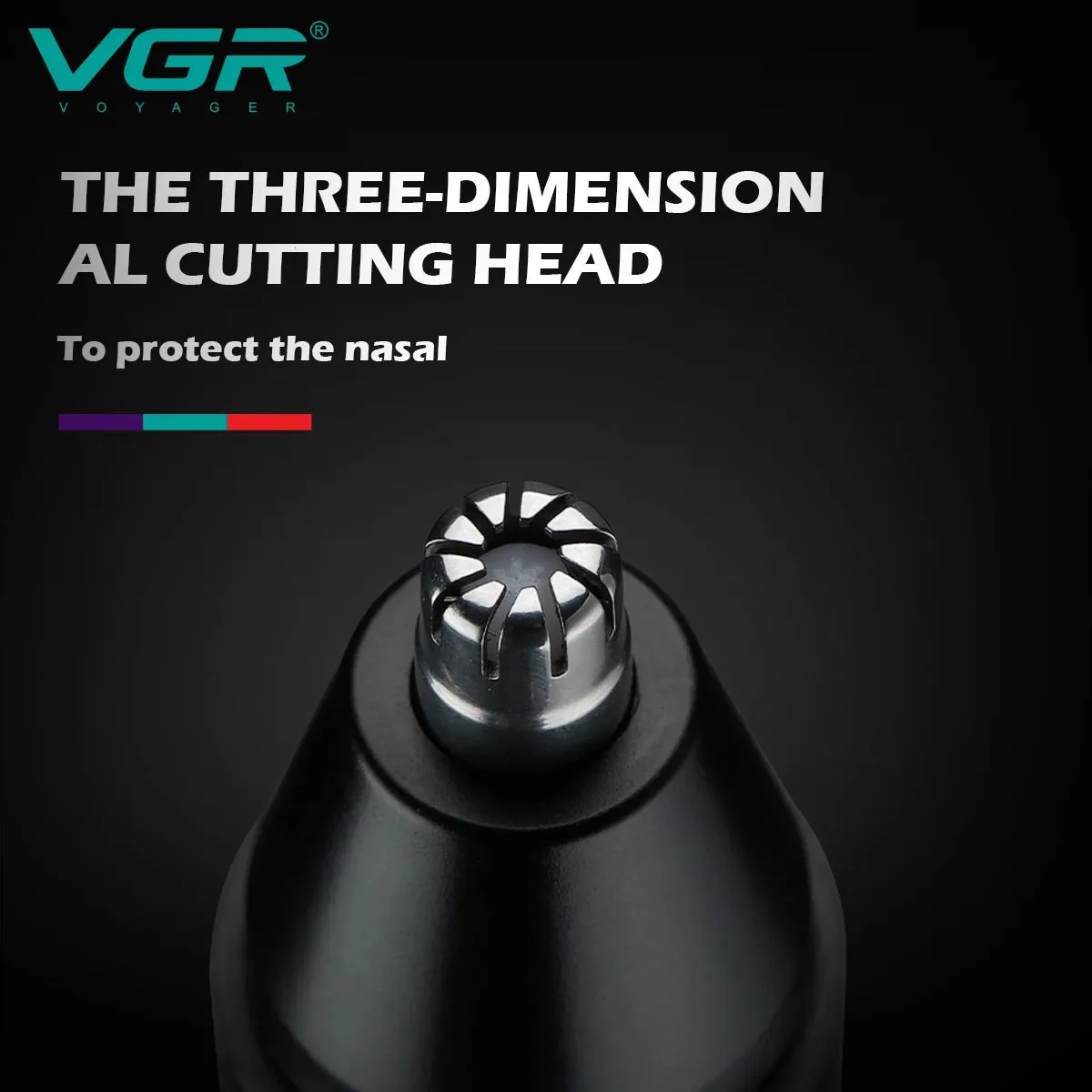 2-in-1 Rechargeable Washable Nose & Ear Hair Trimmer - Grooming Tool