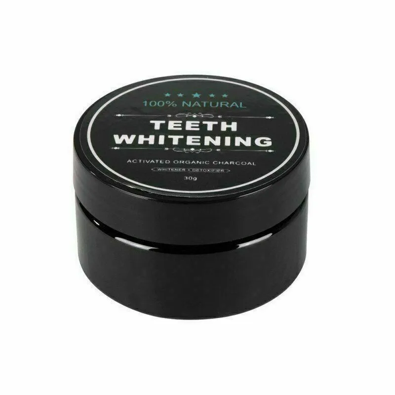 (2 Pack) 100% ORGANIC COCONUT ACTIVATED CHARCOAL TEETH WHITENING POWDER