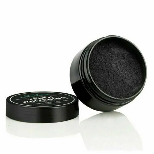 (2 Pack) 100% ORGANIC COCONUT ACTIVATED CHARCOAL TEETH WHITENING POWDER