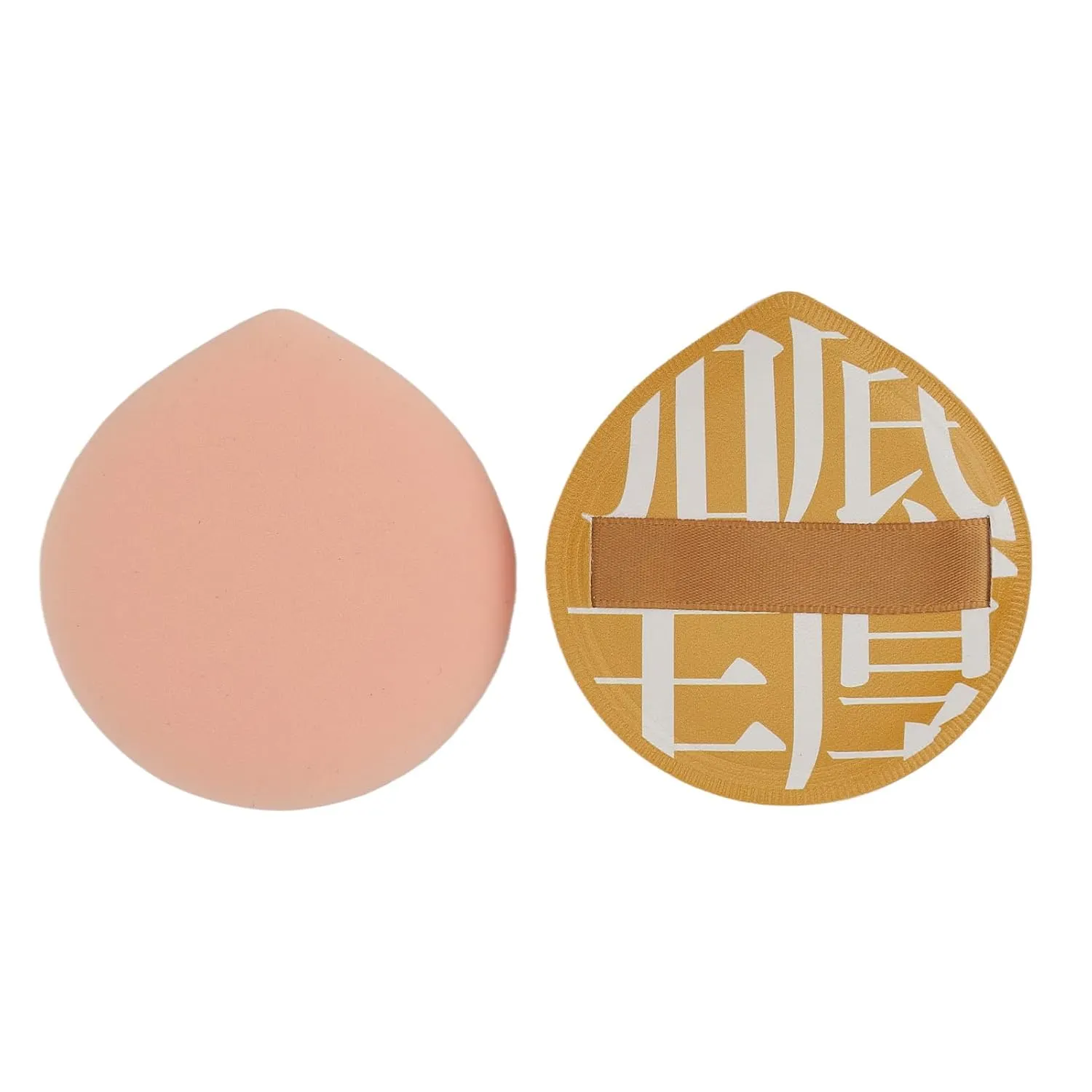2 Pcs Triangle Powder Puff Powder Puff Sponge Ultra Soft Wet Dry Portable Thickening Good Resilience Pressed Powder Puff for Makeup,Setting Powder Puff for Make Up (Yellow)