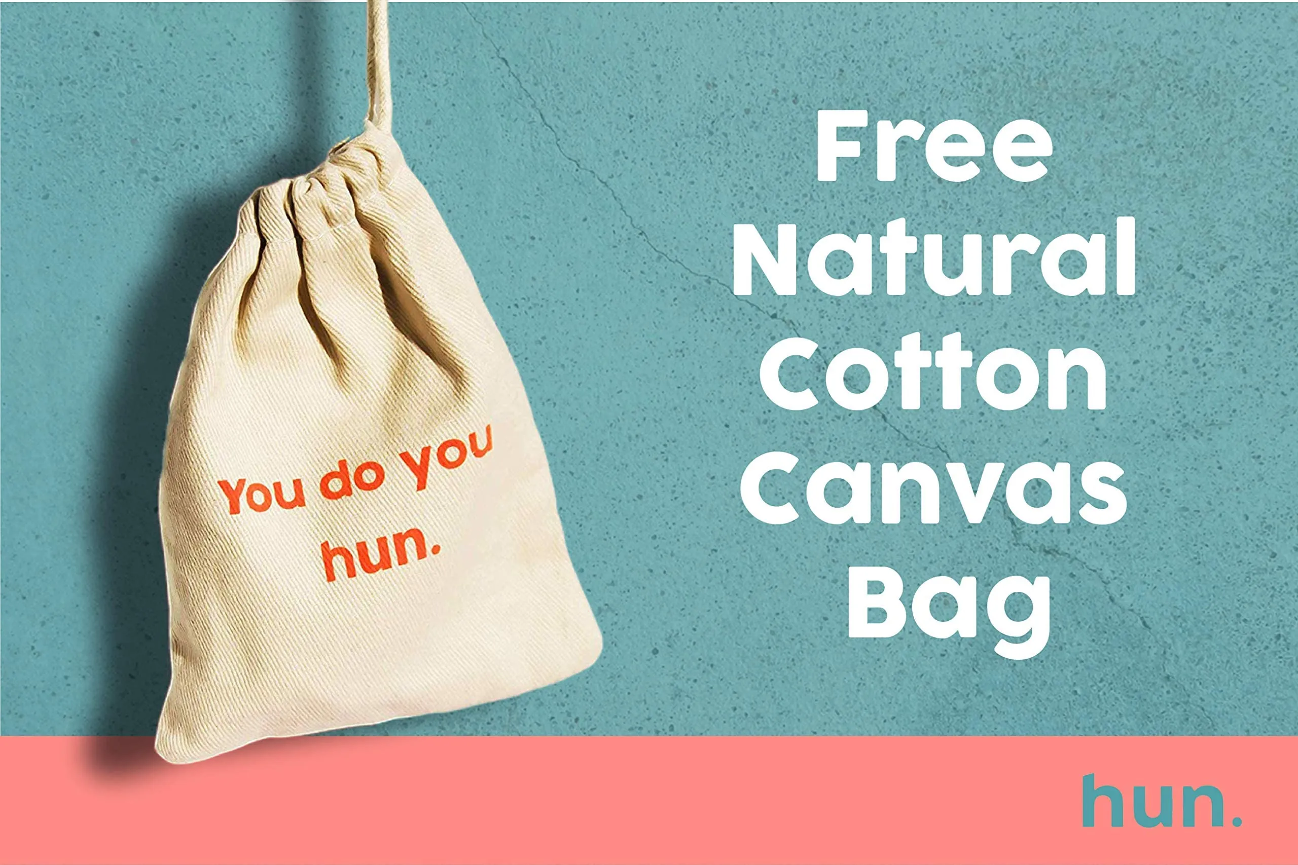 2 Regular Hun Menstrual Cups with Canvas Bag, Reusable and Comfortable Medical Grade Silicone, Wear for 12 Hours, Sustainable Period Cup M (Pack of 2)
