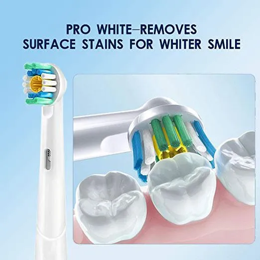 20pcs Compatible Replacement Toothbrush Heads Refill for Oral-B Electric