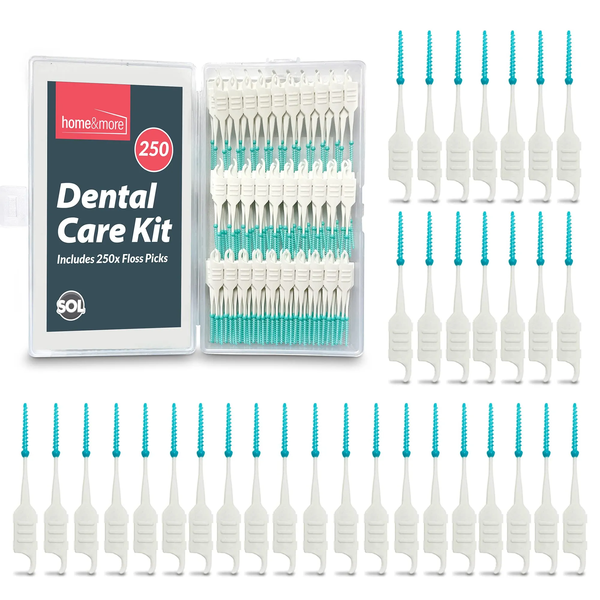 250pcs Dental Picks | Silicone Floss Sticks Dental | Tooth Floss Picks | Teeth Floss Sticks | Dental Floss Brush | Toothpicks Plastic | Toothpicks | Tooth Floss Brush | Between Teeth Cleaning Brushes
