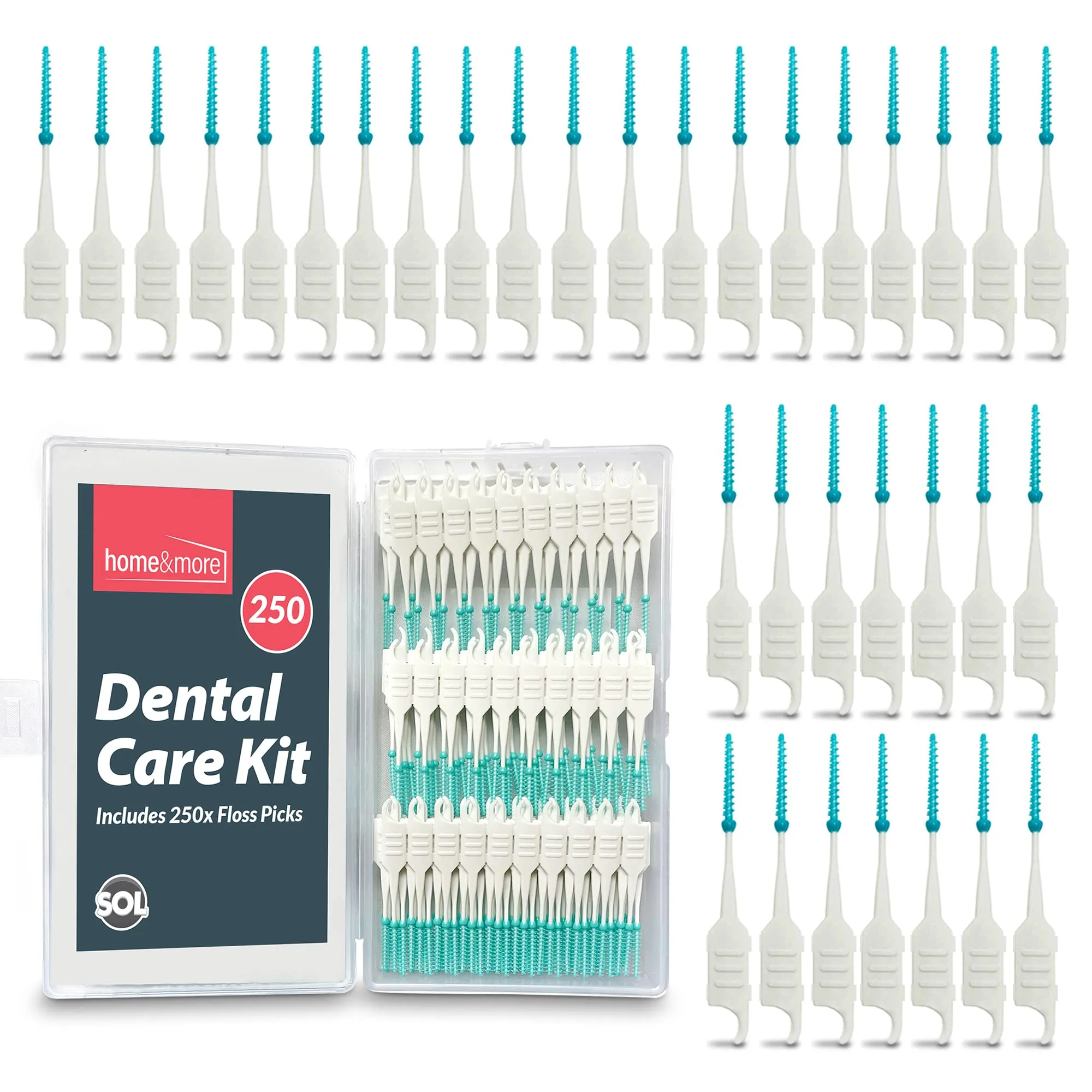 250pcs Dental Picks | Silicone Floss Sticks Dental | Tooth Floss Picks | Teeth Floss Sticks | Dental Floss Brush | Toothpicks Plastic | Toothpicks | Tooth Floss Brush | Between Teeth Cleaning Brushes
