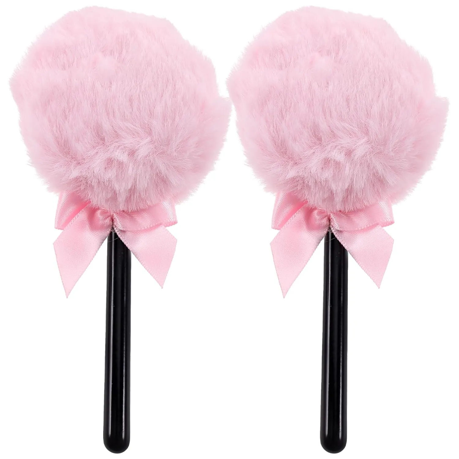 2Pcs Lollipop Shape Makeup Powder Puff Soft and Portable Cosmetic Tools for Women for Loose Powder Application Skin Friendly and Efficient Use