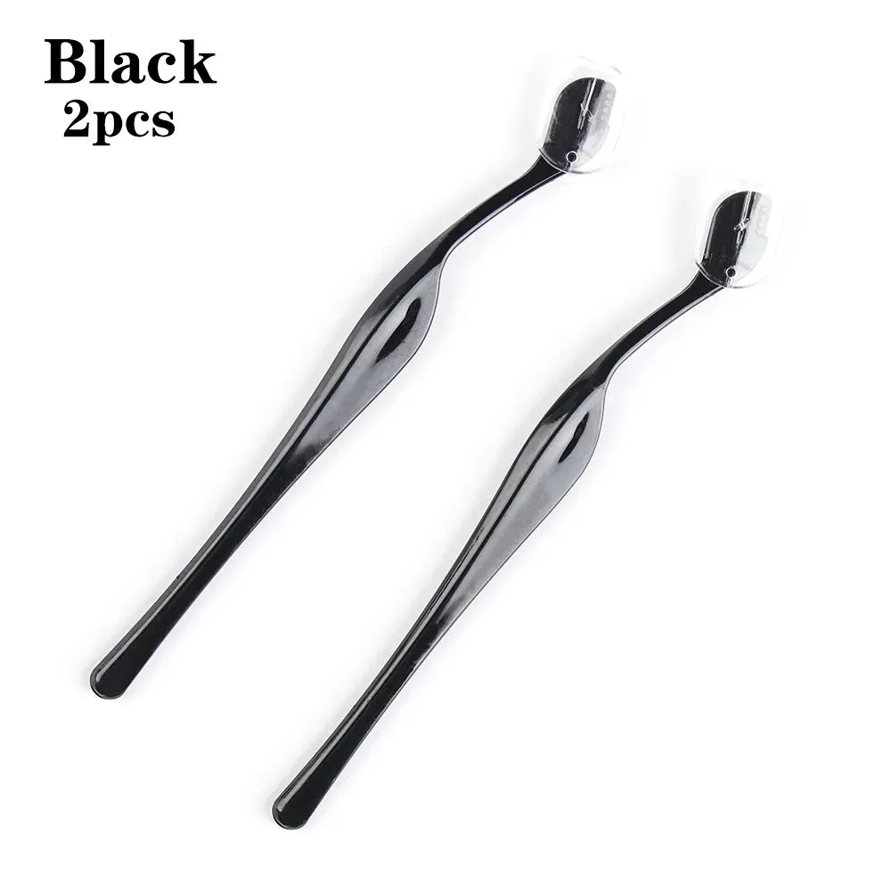 2Pcs Portable Makeup Eye Brow Razor