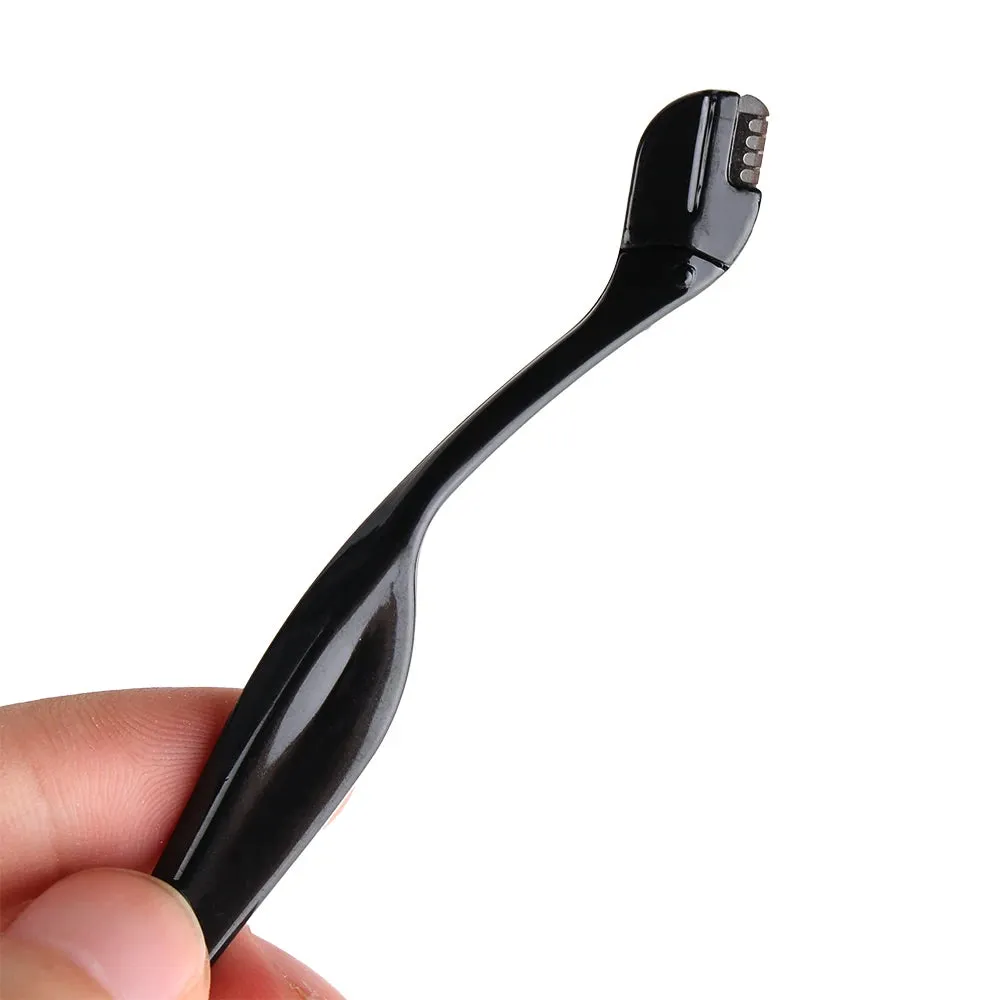 2Pcs Portable Makeup Eye Brow Razor