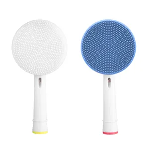 2Pcs Silicone Facial Cleansing Brush Replacement Heads-Style 1
