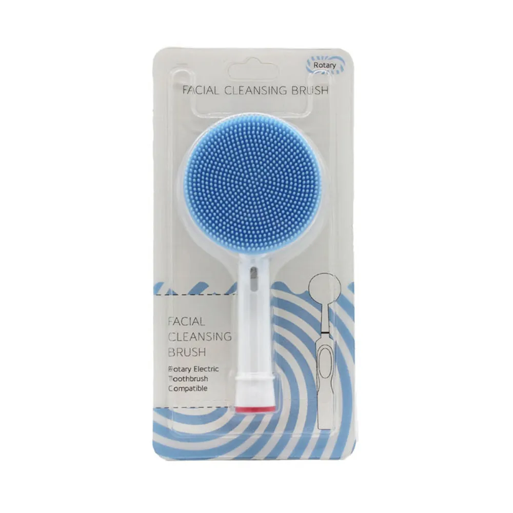 2Pcs Silicone Facial Cleansing Brush Replacement Heads-Style 1