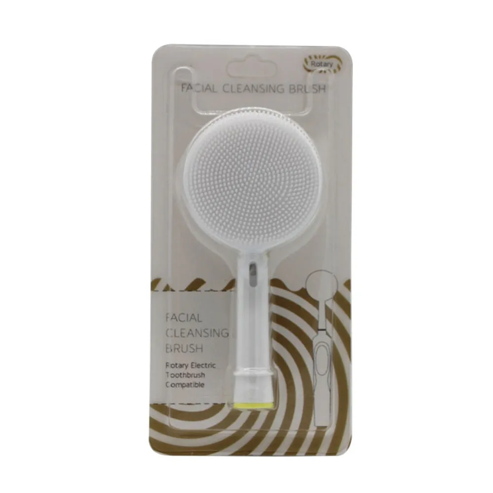 2Pcs Silicone Facial Cleansing Brush Replacement Heads-Style 1