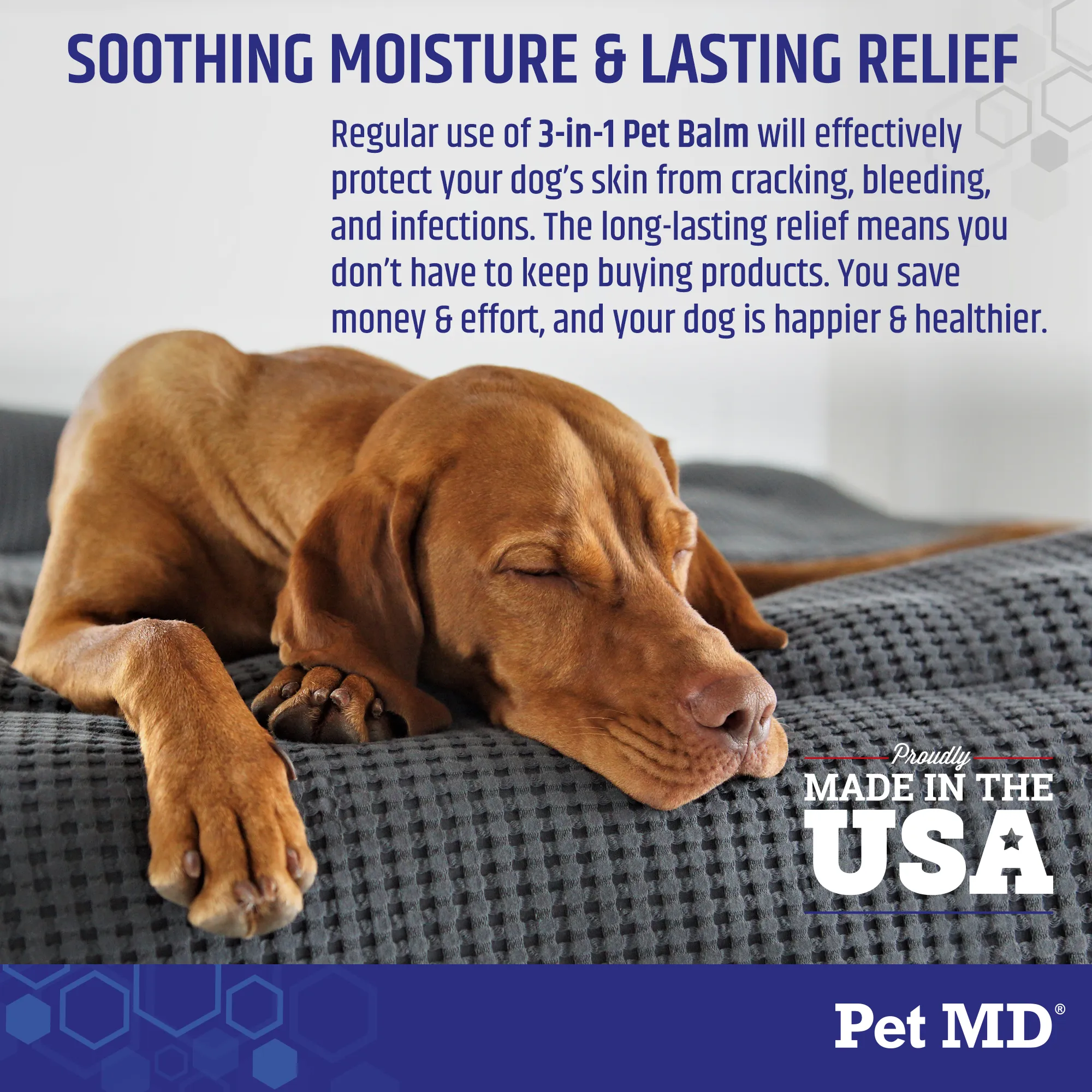 3-in-1 Pet Balm for Dogs - 2 oz