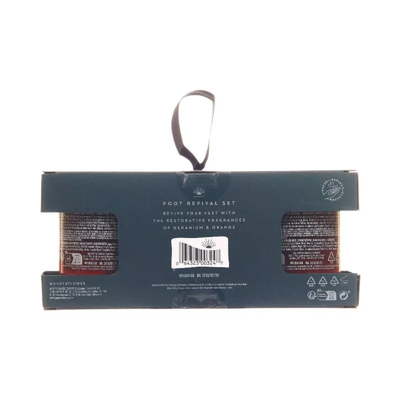 3pc Foot Revival Lotion   Scrub Set - Geranium & Orange