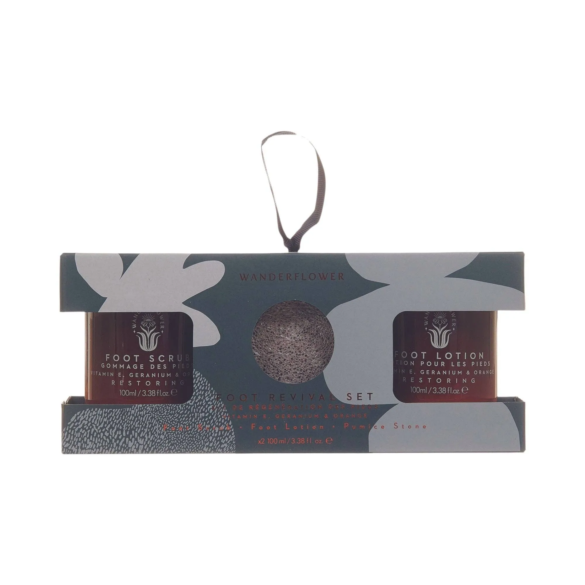 3pc Foot Revival Lotion   Scrub Set - Geranium & Orange