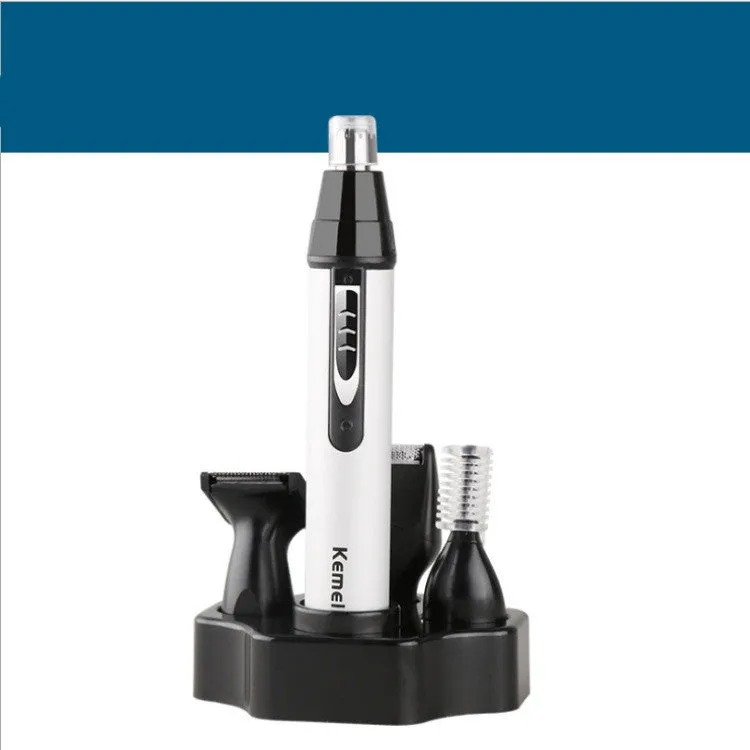 4 in1 Electric Nose Ear Trimmer Nasal Hair Cut Clipper Unisex Hair Remova