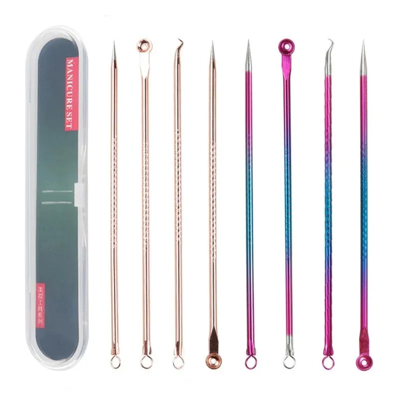 4PCS Acne Blackhead Remover Kit - Pore Cleanser Tools