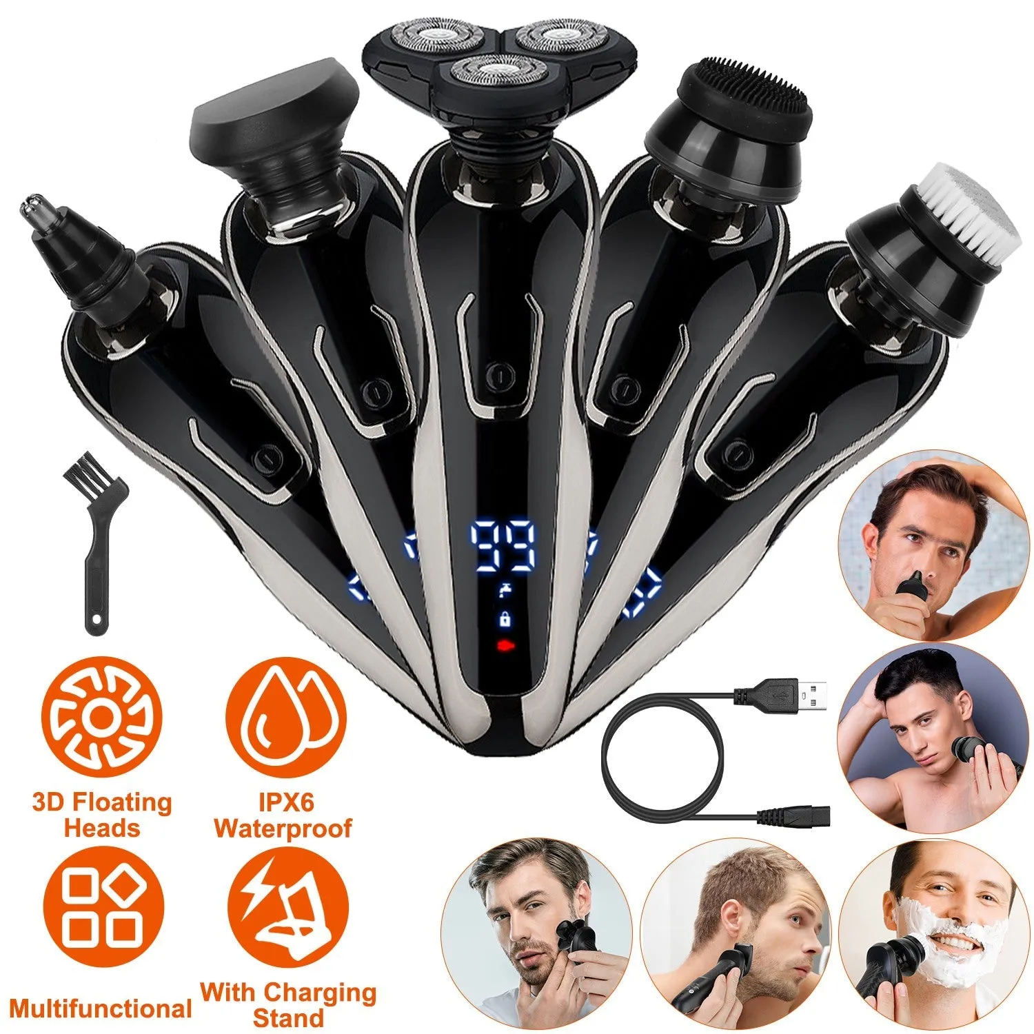 5-in-1 Electric Razor Shaver