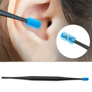 5-Pack: Soft Silicone Double-Ended Earpick