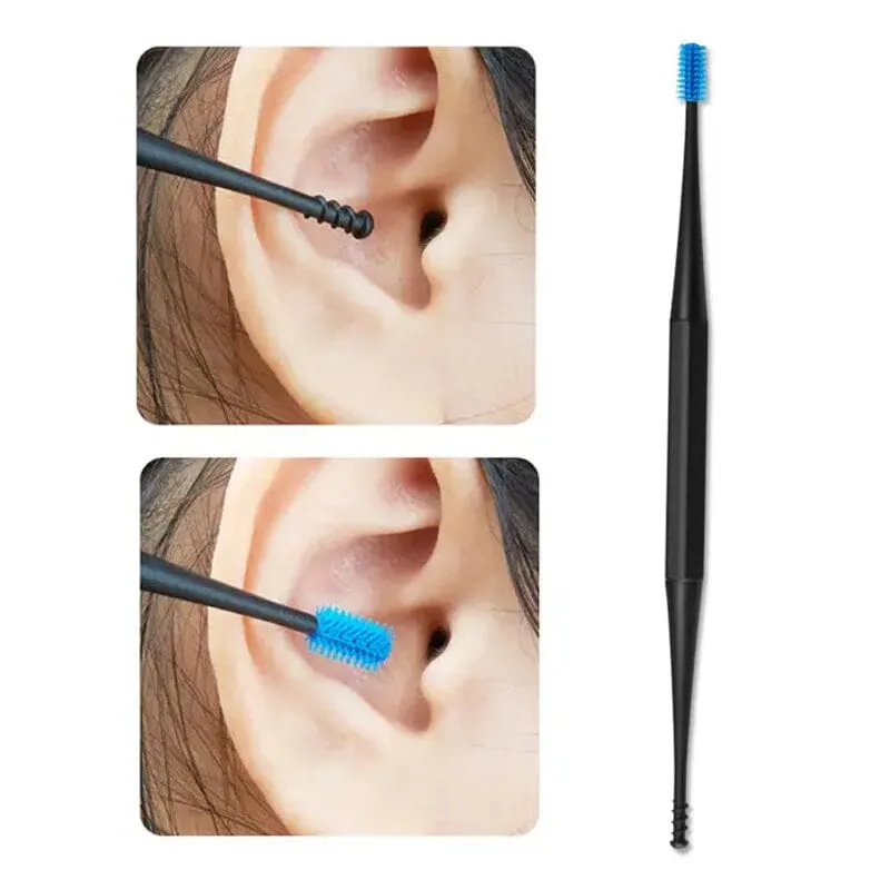 5-Pack: Soft Silicone Double-Ended Earpick