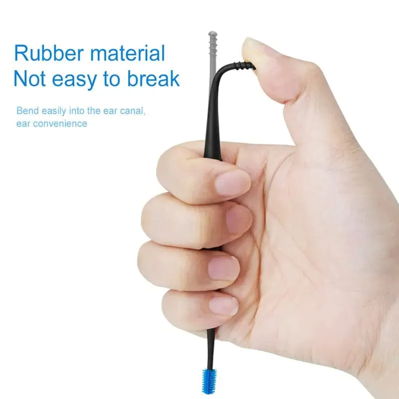 5-Pack: Soft Silicone Double-Ended Earpick