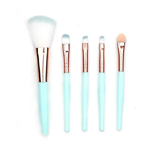 5-piece Makeup Brush Set Eye Shadow Eyebrow Pencil Eyeliner Blush Loose Powder Professional Lip Lady Makeup Tool (Color : Style A)