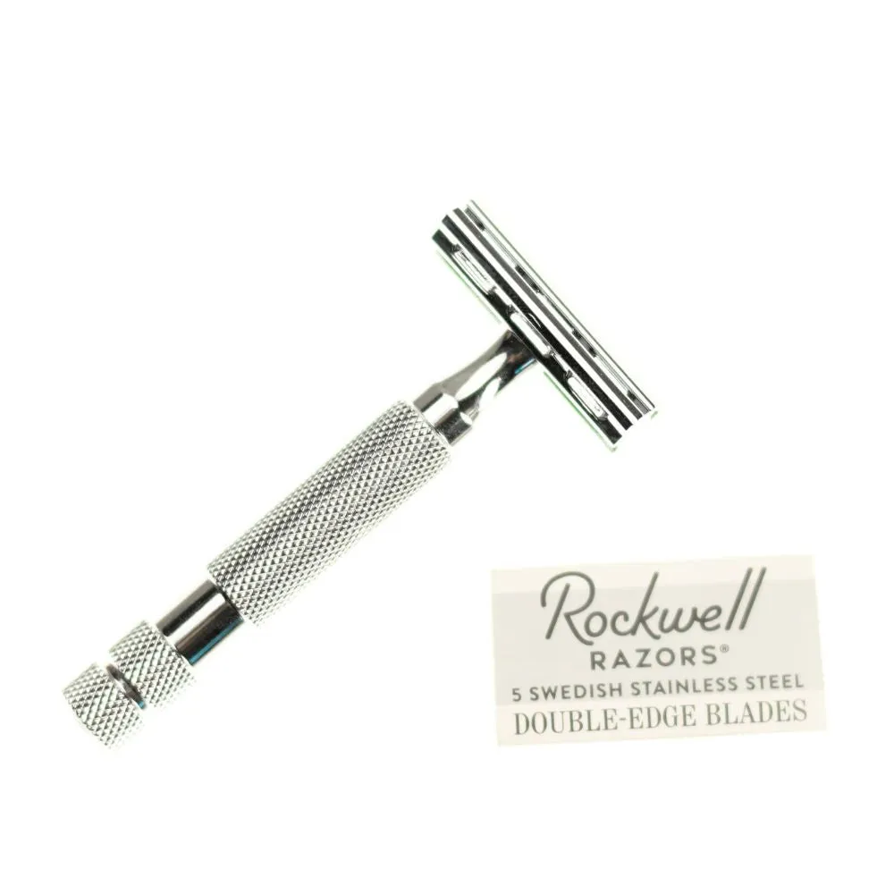 6 Rockwell Razors 2C - White Chrome