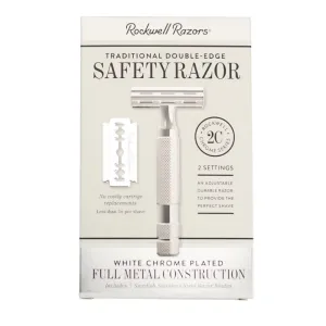 6 Rockwell Razors 2C - White Chrome