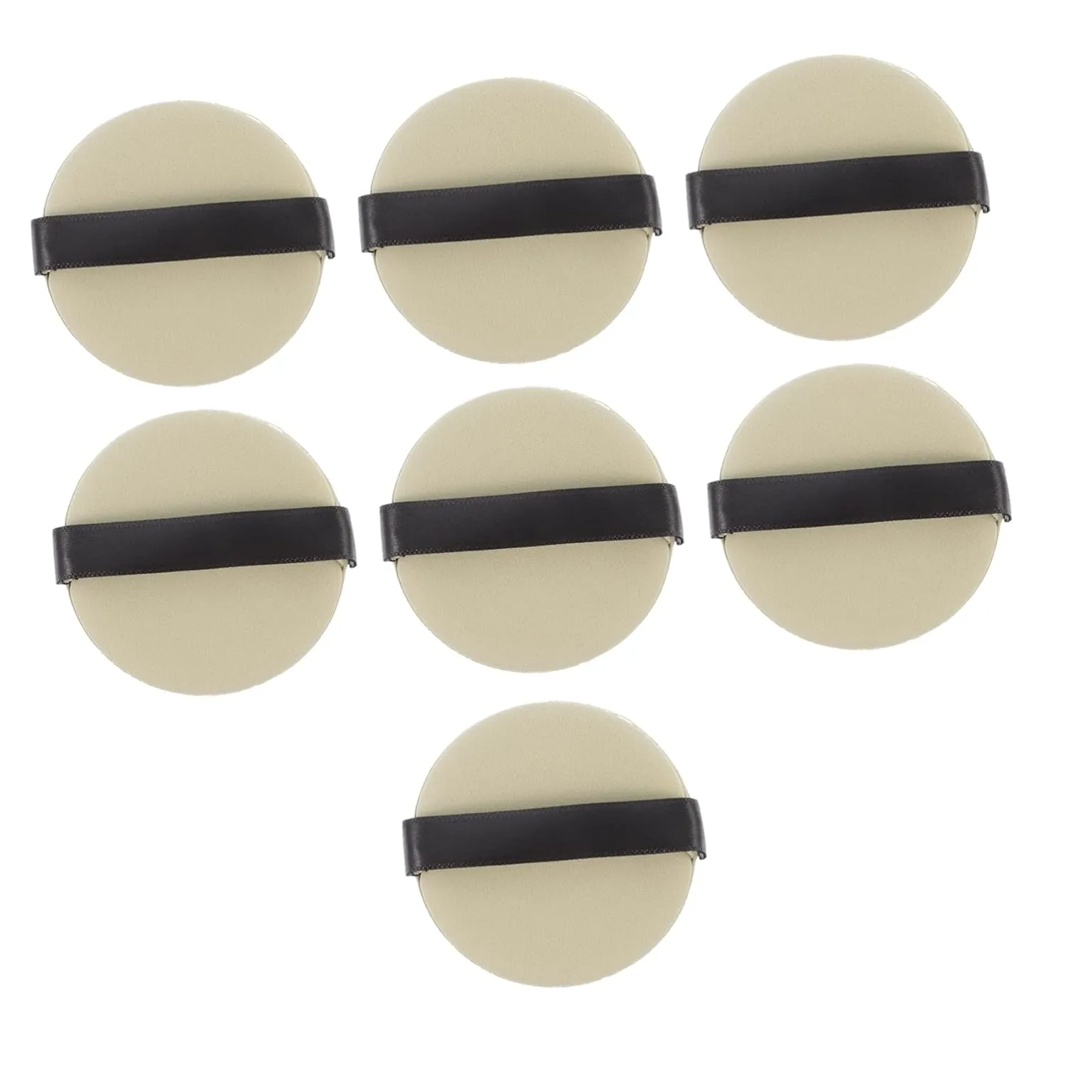 7pcs Dual-sided Face Powder for Makeup Application Washable Blending Sponge for Foundation and Concealer for Loose Powder and Highlighter Use