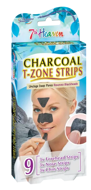 7th Heaven Women's Charcoal T-Zone Strips