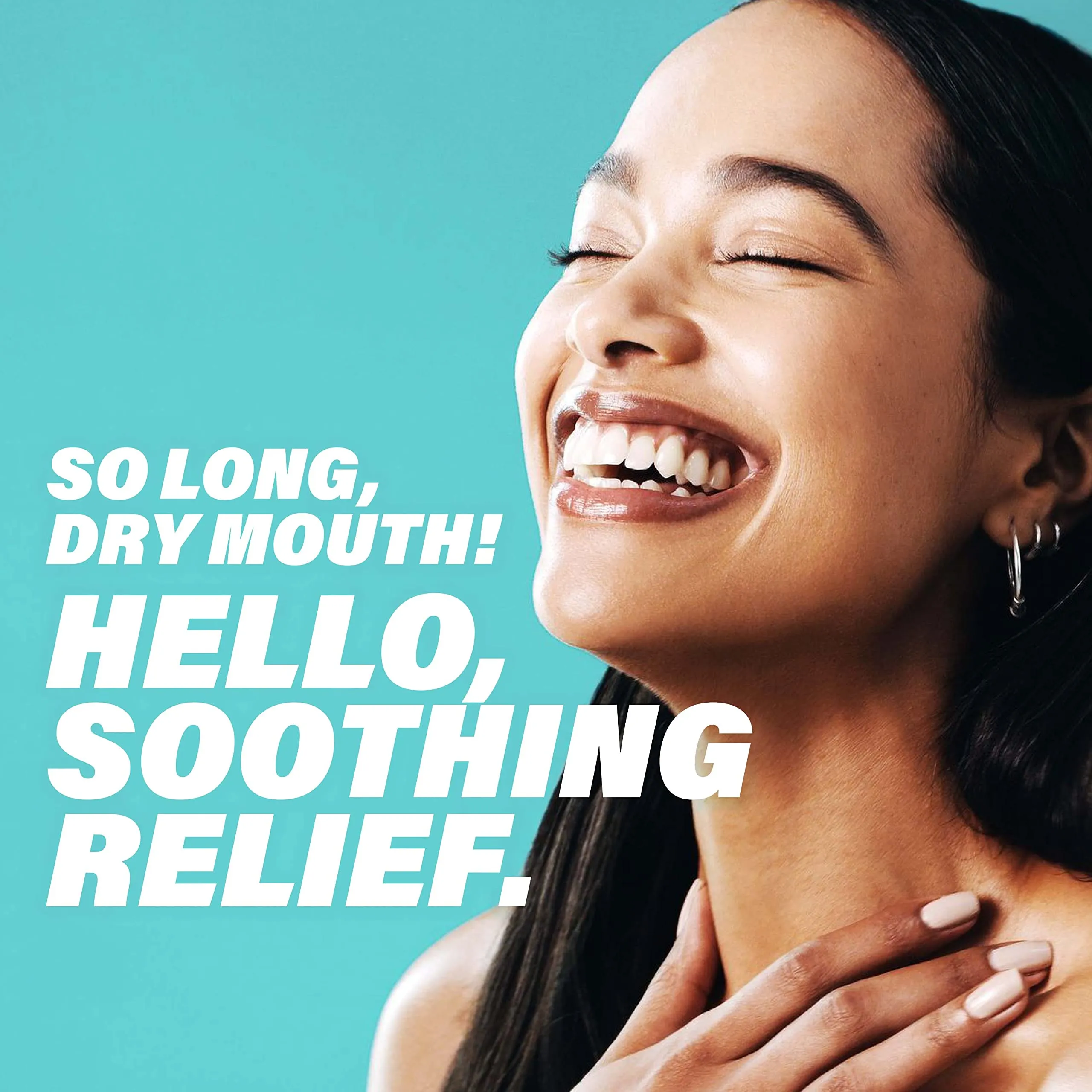 ACT Dry Mouth Anticavity Zero Alcohol Fluoride Mouthwash 18 fl. oz. Soothing Mint 18 Fl Oz (Pack of 1)