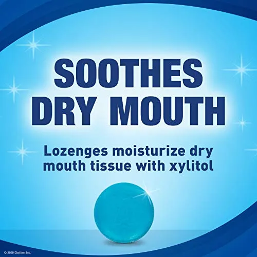 ACT Dry Mouth Lozenges With Xylitol, Soothing Mint, 36 Count