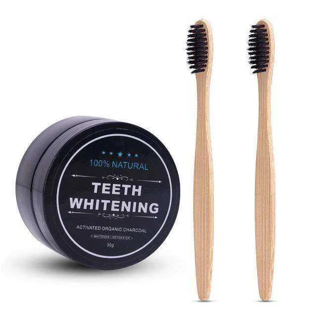 Activated Bamboo Charcoal Teeth Whitening Powder