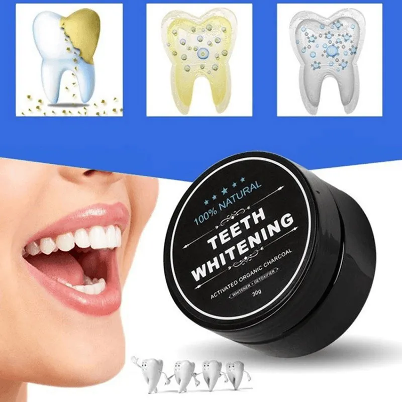 Activated Bamboo Charcoal Teeth Whitening Powder