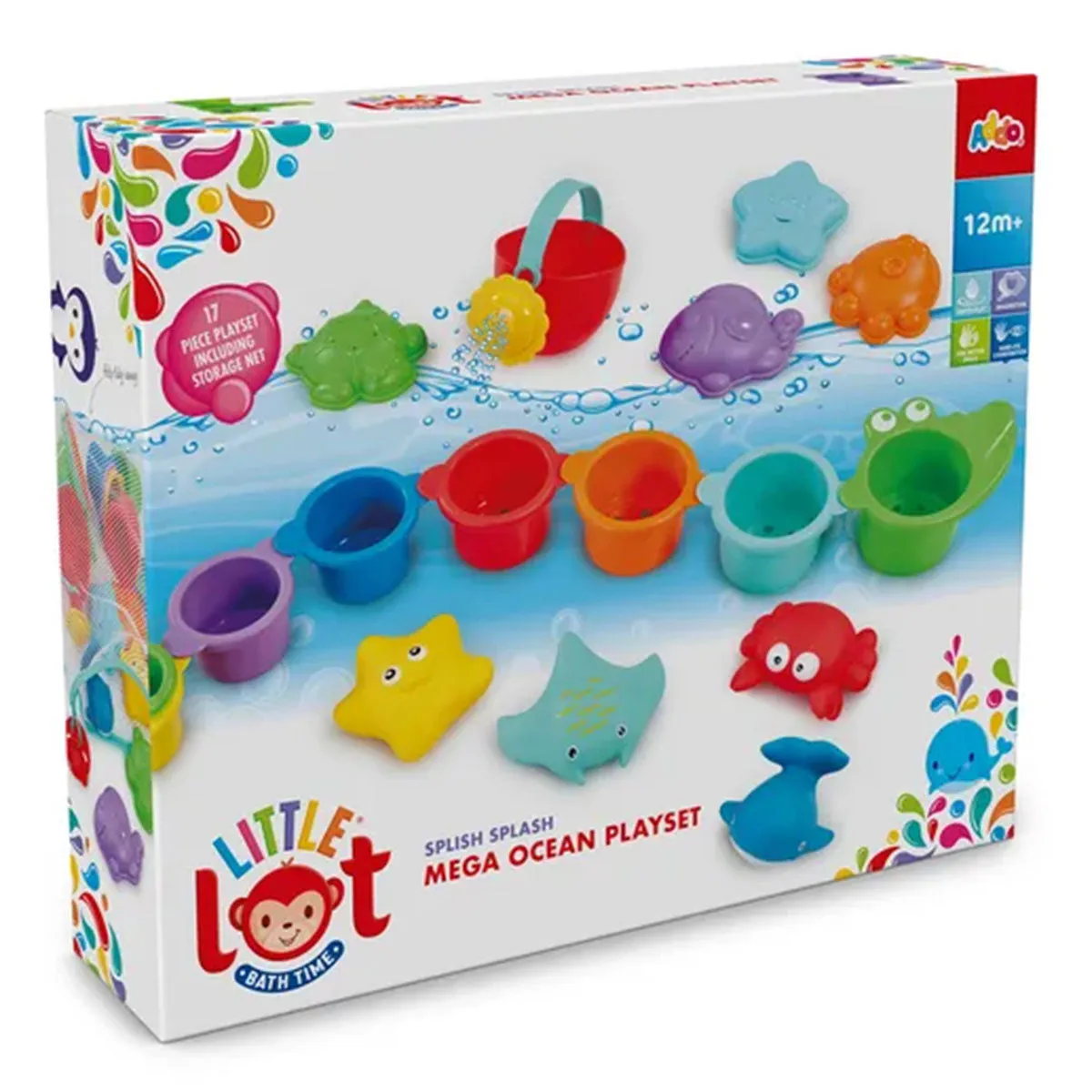 Addo Little Lot Bath Time Splish Splash Mega Ocean Bath Set