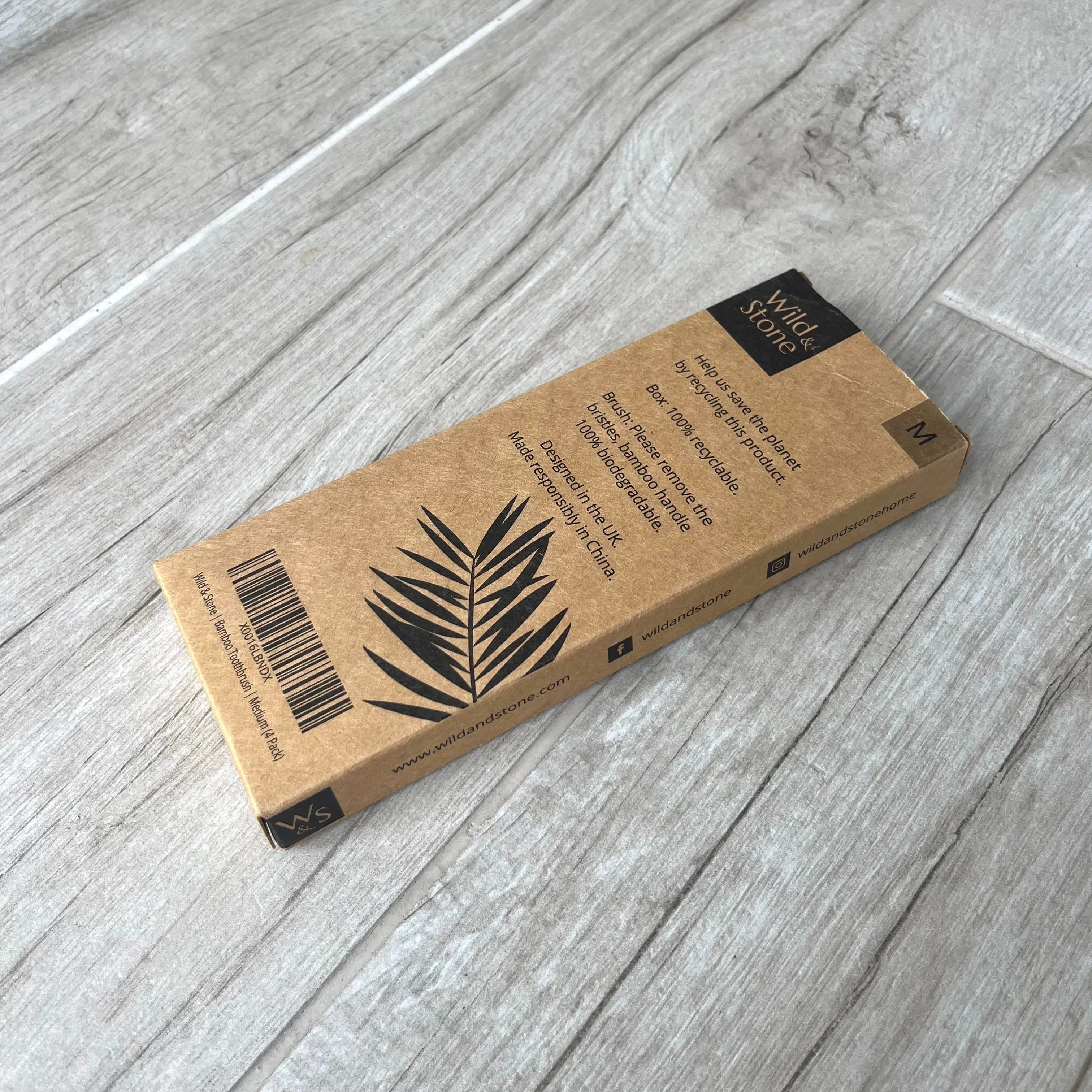 Adult Bamboo Toothbrush 4 Pack