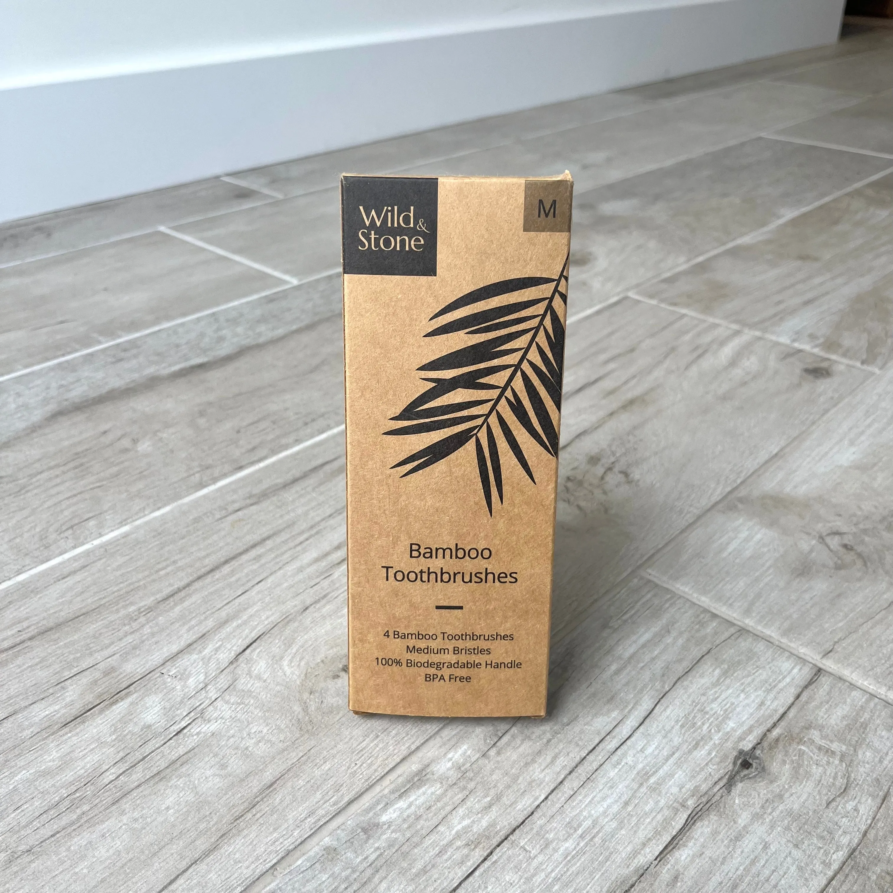 Adult Bamboo Toothbrush 4 Pack
