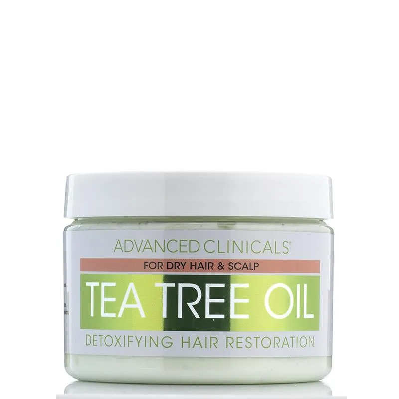 ADVANCED CLINICALS Deep Recovery & Restore Tea Tree Oil Detoxifying Hair Mask ماسك الشعر بزيت شجرة الشاي من ادفانسد كلينيكالز