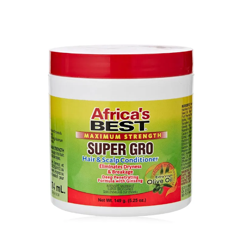 AFRICA'S BEST Super Gro Max Hair & Scalp Conditioner 5.25oz