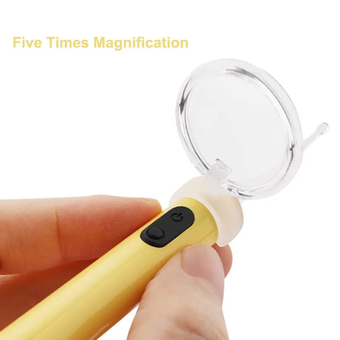 AGGICE Ear Wax Picker, Lemon Yellow Ear Wax Removal,Ear Wax Cleaner Kit for Audlts and Kids,Earwax Remover Kit with 360 Spiral Massage Ear Pick